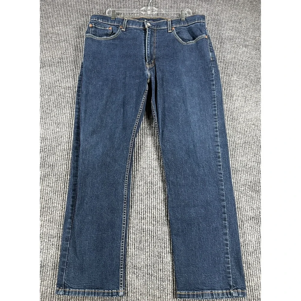 Levis 559 Mens Jeans Size‎ 38x32 Dark Blue Denim Casual Comfort Relaxed Straight